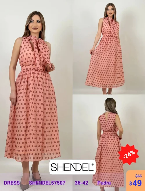 Платье Shendel (Розовый, модель SHENDEL57507) оптом