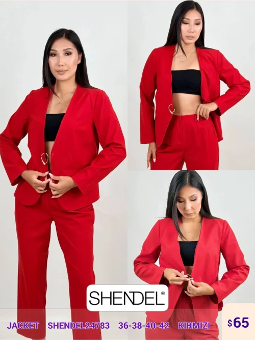 Жакет Shendel (Red, модель SHENDEL24783) оптом