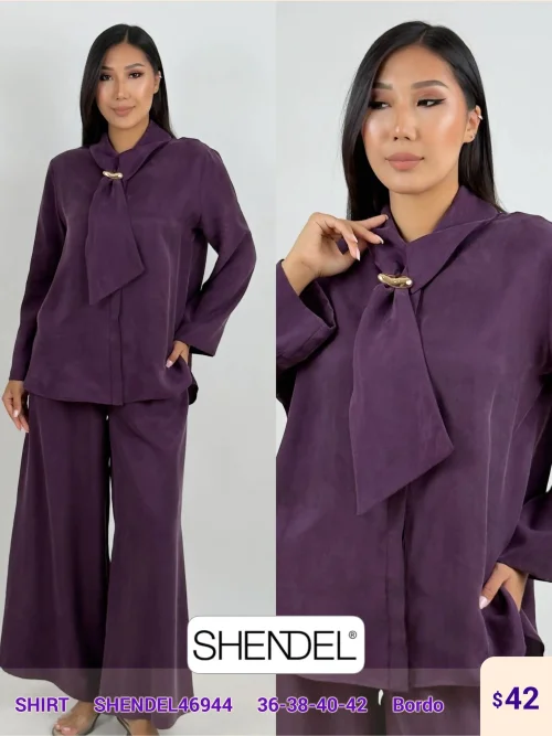Рубашка Shendel (Burgundy, модель SHENDEL46944) оптом