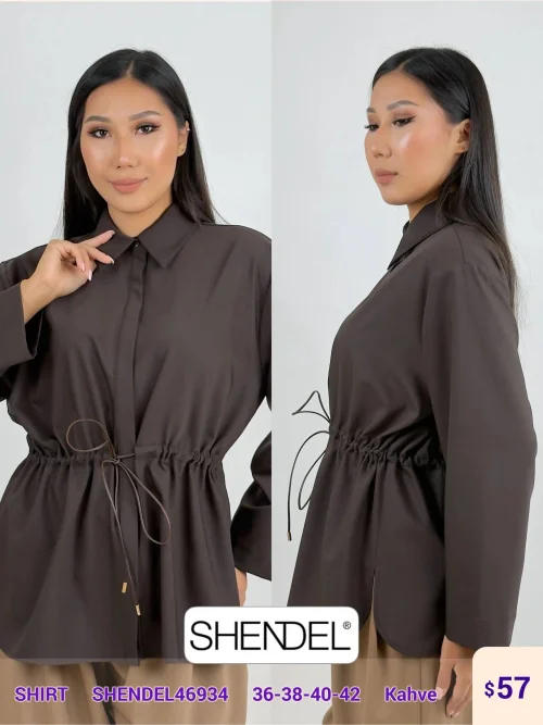 Рубашка Shendel (Brown, модель SHENDEL46934) оптом