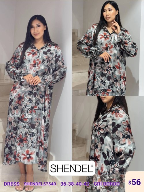 Платье Shendel (Burgundy, модель SHENDEL57540) оптом