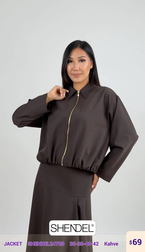 Жакет Shendel (Brown, модель SHENDEL24780) оптом