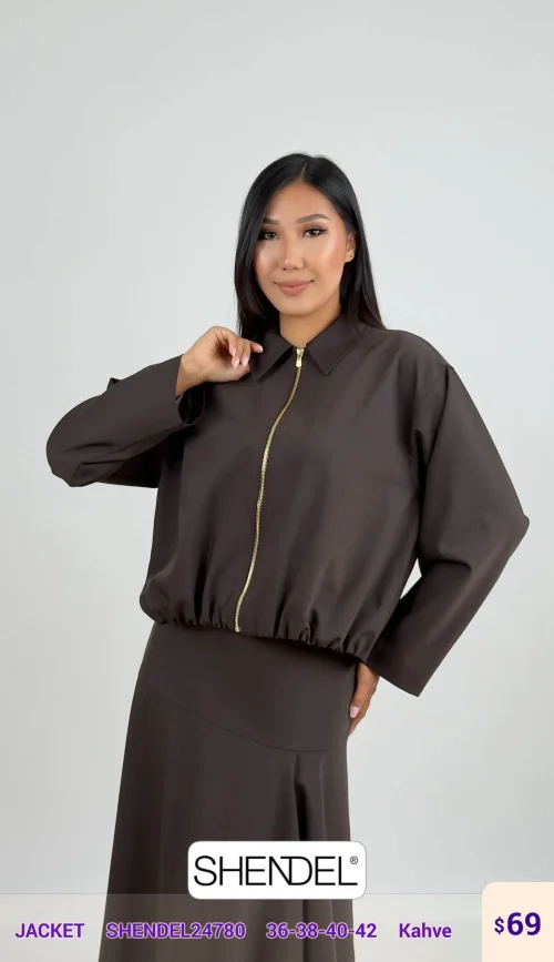 Жакет Shendel (Brown, модель SHENDEL24780) оптом