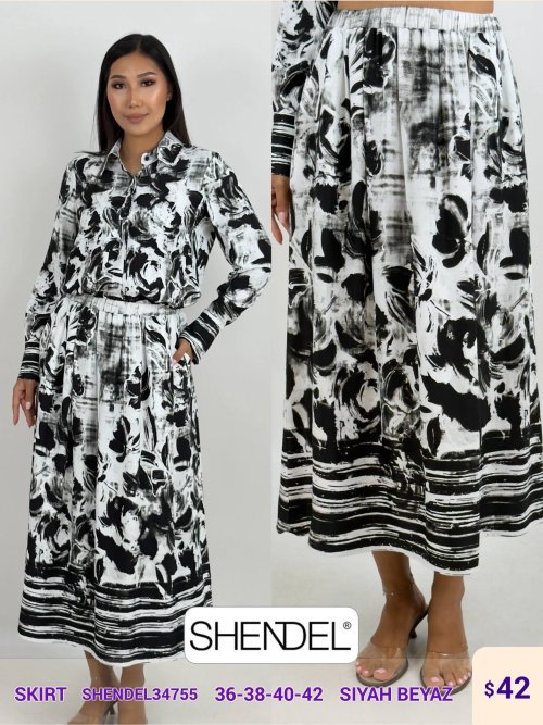Юбка Shendel (Black, модель SHENDEL34755) оптом