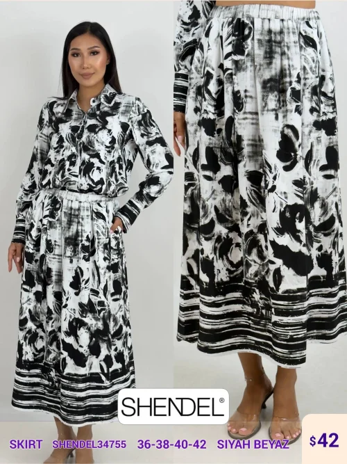 Юбка Shendel (Black, модель SHENDEL34755) оптом