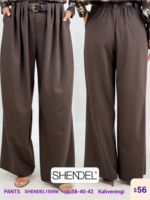 Брюки Shendel (Brown, модель SHENDEL15098) оптом
