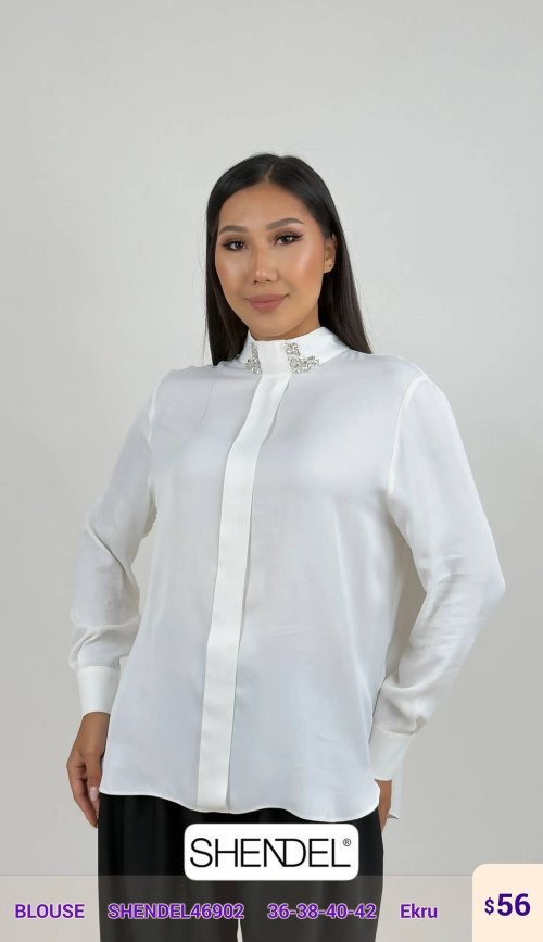 Блузка Shendel (Cream, модель SHENDEL46902) оптом
