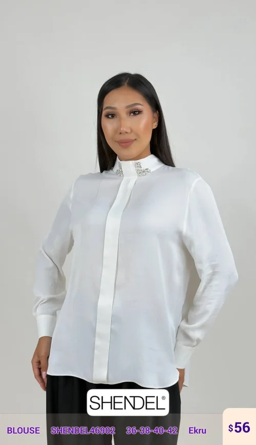 Блузка Shendel (Cream, модель SHENDEL46902) оптом