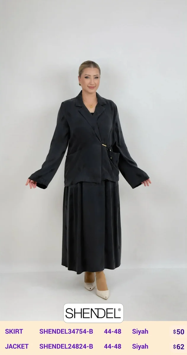 Жакет Shendel (Black, модель SHENDEL24824-B) оптом