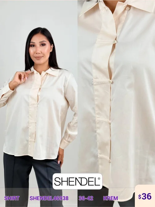 Рубашка Shendel (Cream, модель SHENDEL46938) оптом