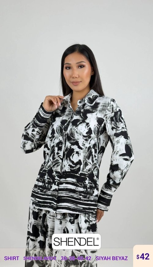 Рубашка Shendel (Black, модель SHENDEL46933) оптом