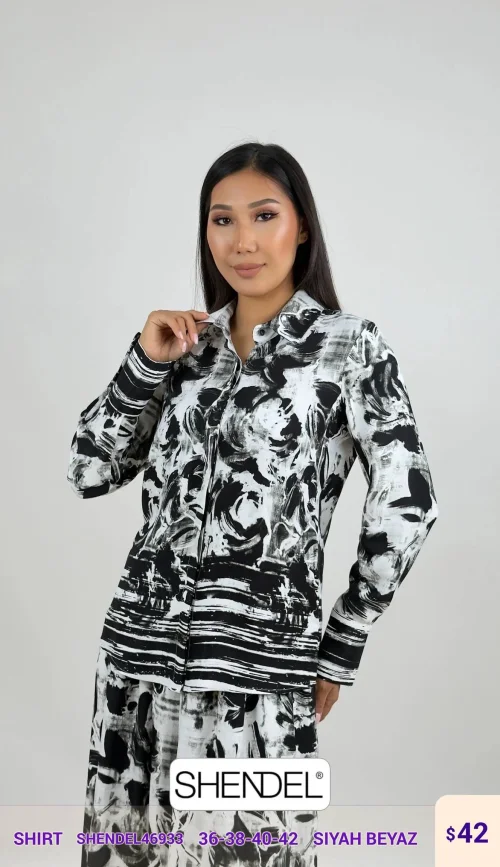 Рубашка Shendel (Black, модель SHENDEL46933) оптом