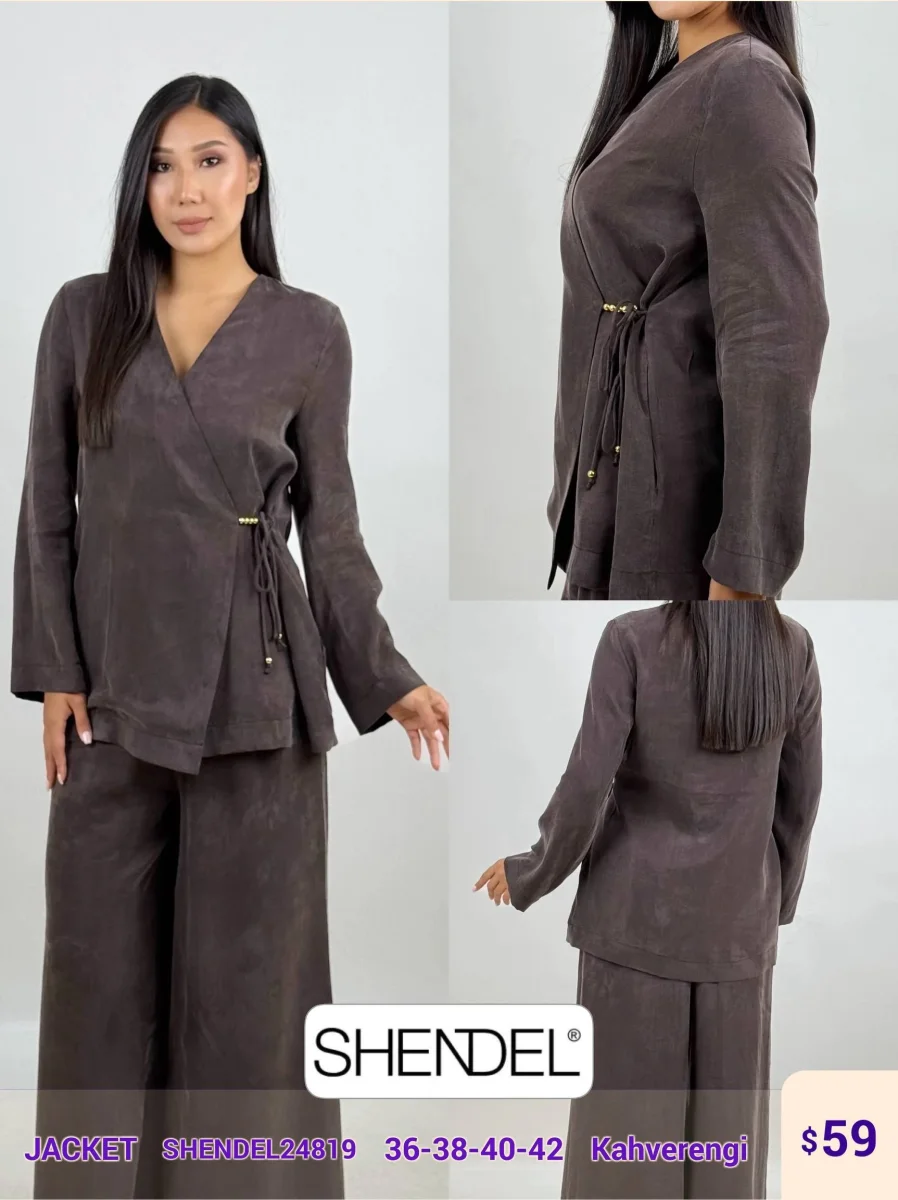 Жакет Shendel (Brown, модель SHENDEL24819) оптом