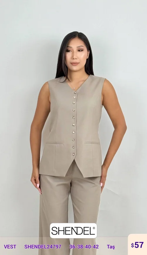 Жилет Shendel (Light gray, модель SHENDEL24797) оптом