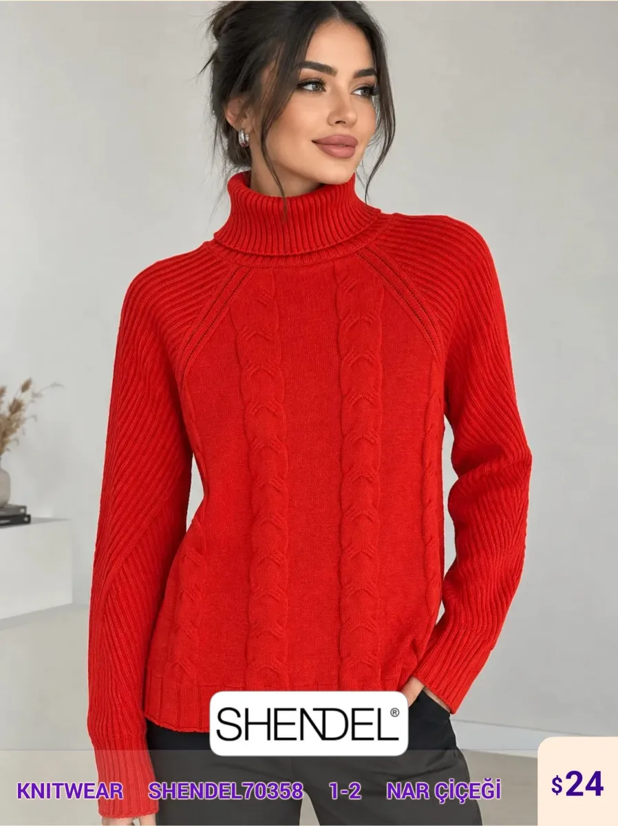 Трикотаж Shendel (Red, модель SHENDEL70358) оптом