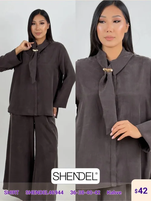 Рубашка Shendel (Brown, модель SHENDEL46944) оптом