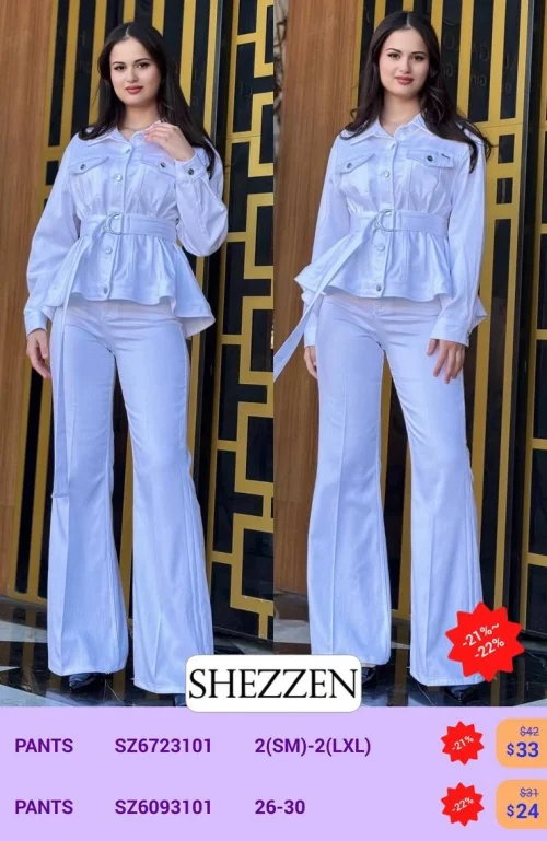 Брюки Shezzen (Синий, модель SZ6093101) оптом