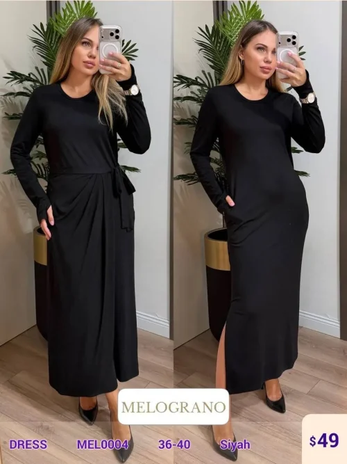 Платье Shezzen (Black, модель MEL0004) оптом