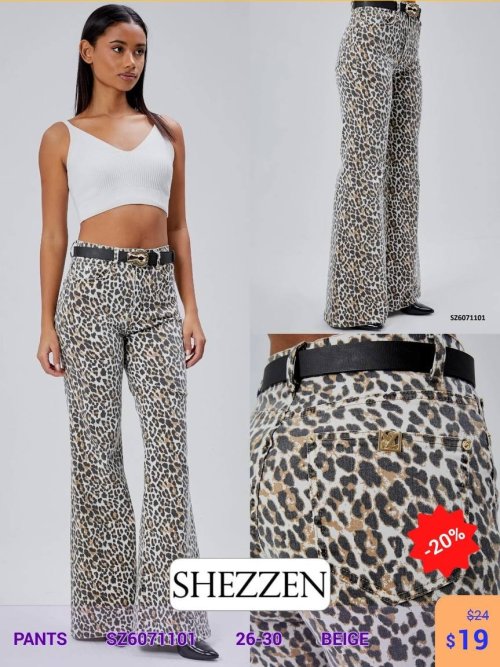Брюки Shezzen (Бежевый, модель SZ60711107) оптом