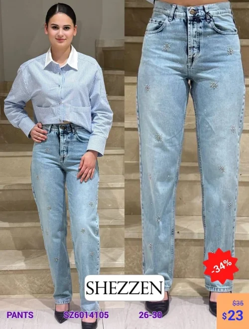 Джинсы Shezzen (модель SZ6014105) оптом