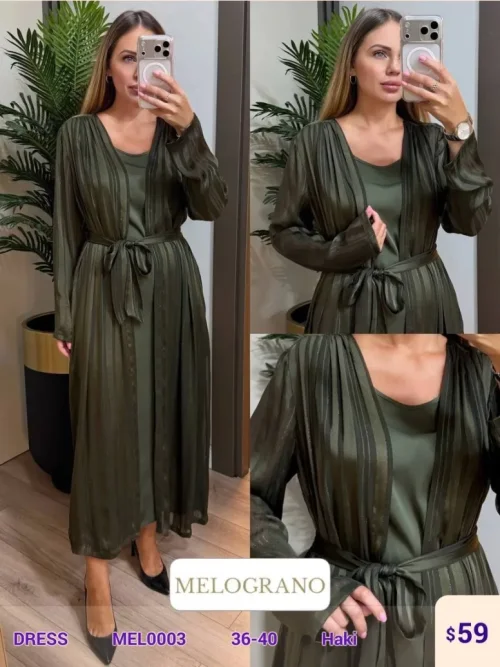 Платье Shezzen (Olive, модель MEL0003) оптом
