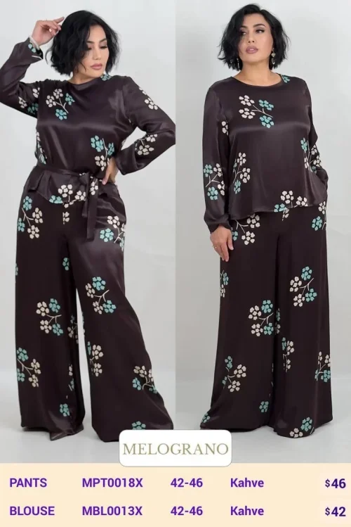 Блузка Shezzen (Brown, модель MBL0013X) оптом