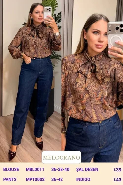 Блузка Shezzen (MULTICOLOR, модель MBL0011) оптом