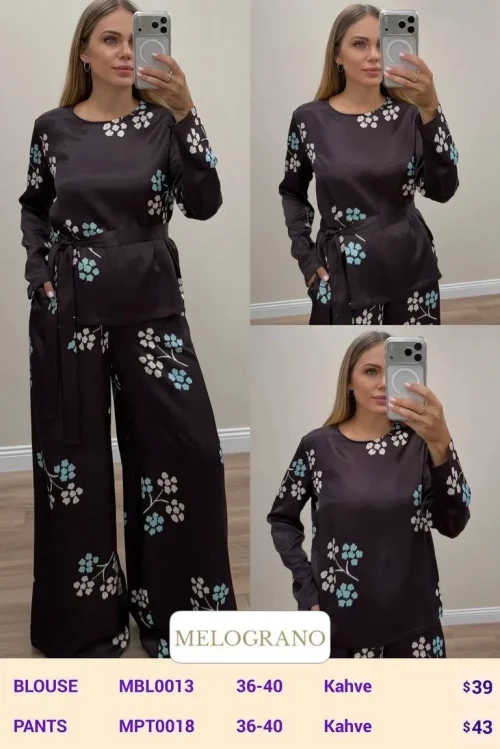 Блузка Shezzen (Brown, модель MBL0013) оптом