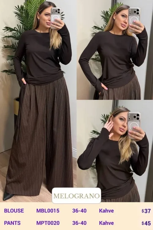 Брюки Shezzen (Brown, модель MPT0020) оптом