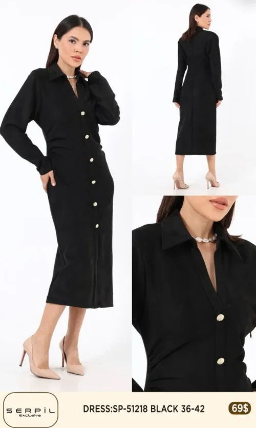Платье SI DESIGN (Black, модель SP51218) оптом