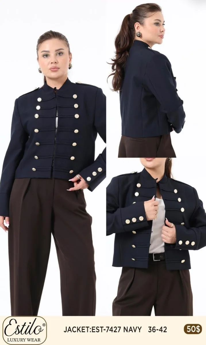 Жакет SI DESIGN (Navy, модель 7427) оптом