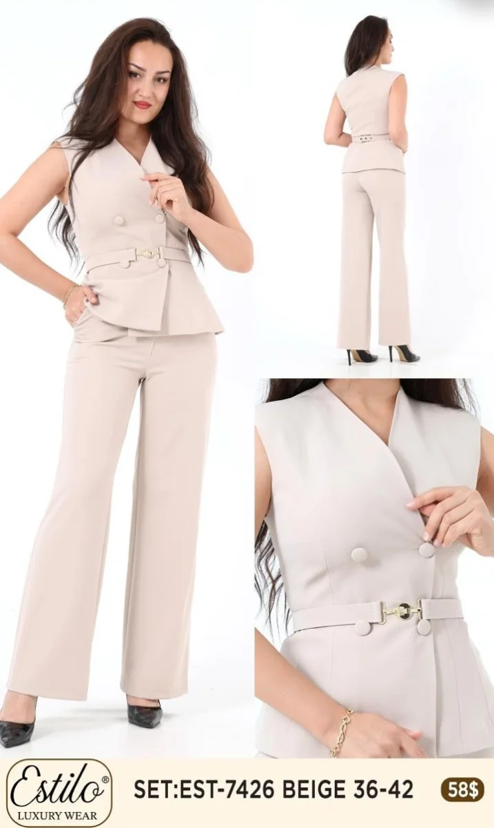 Костюмы и комплекты SI DESIGN (Beige, модель 7426) оптом