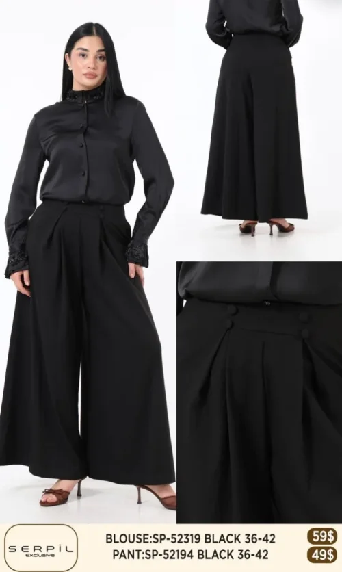 Брюки SI DESIGN (Black, модель SP52194) оптом