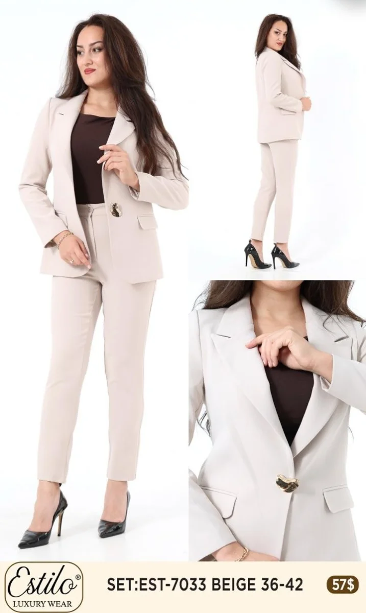 Костюмы и комплекты SI DESIGN (Beige, модель 7033) оптом