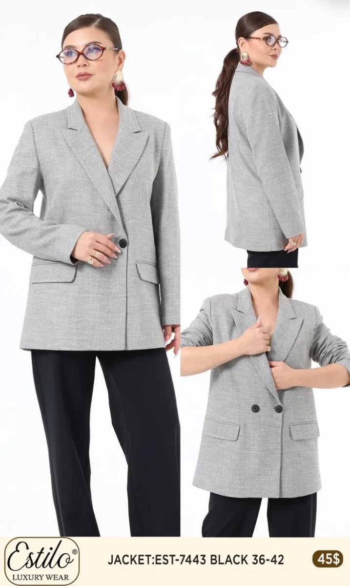Жакет SI DESIGN (Black, модель 7443) оптом