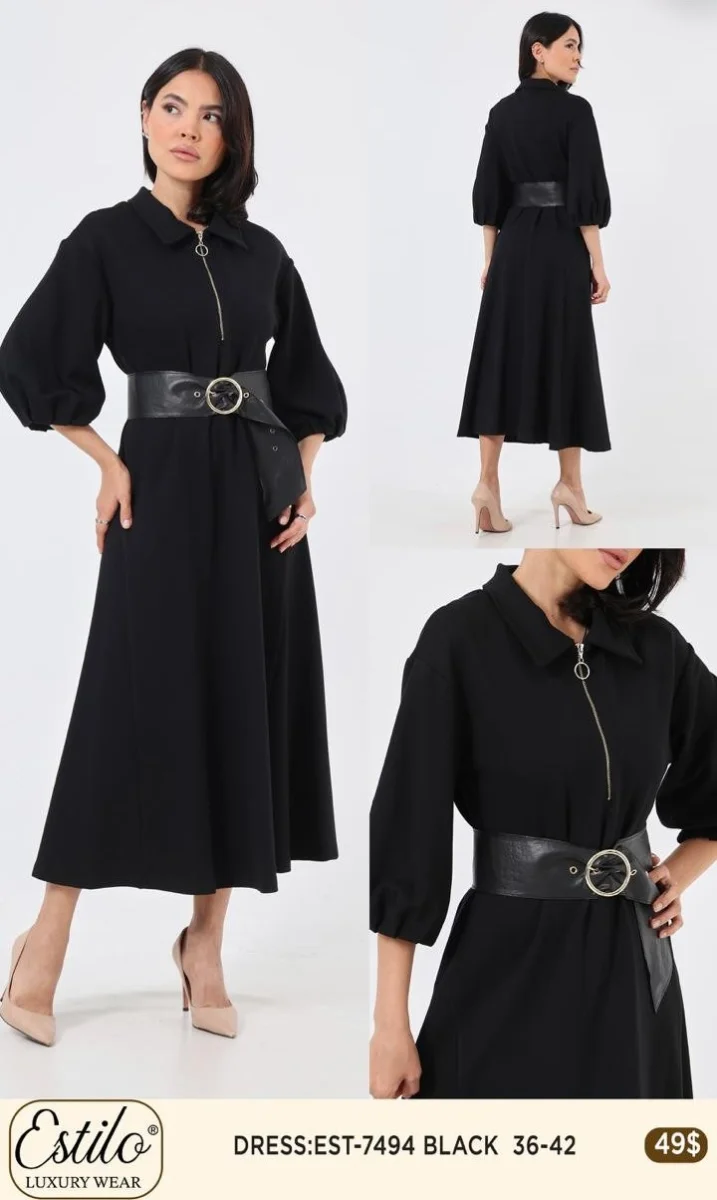 Платье SI DESIGN (Black, модель 7494) оптом