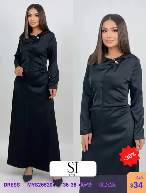 Платье SI DESIGN (Черный, модель MYS265204) оптом
