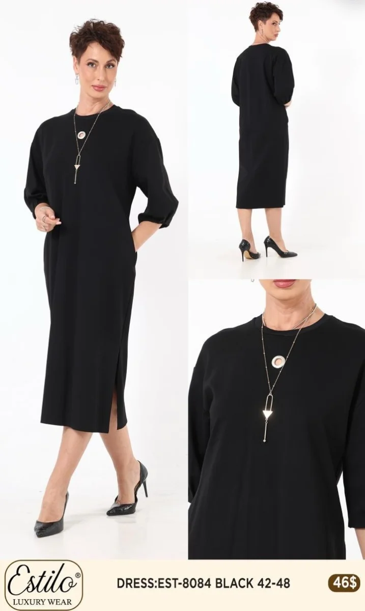 Платье SI DESIGN (Black, модель 8084) оптом