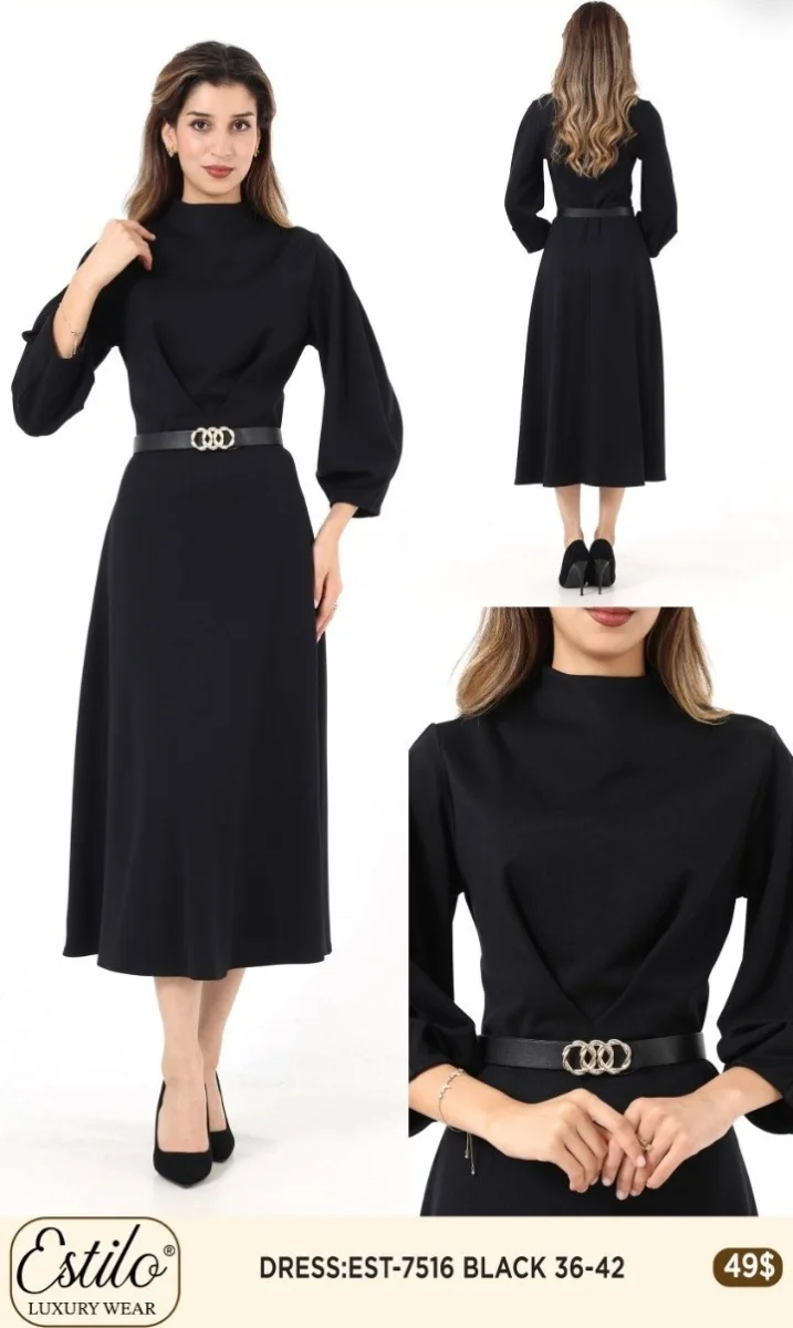 Платье SI DESIGN (Black, модель 7516) оптом