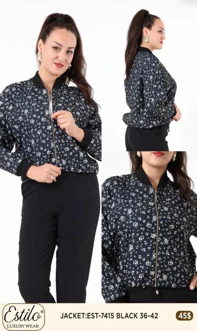 Жакет SI DESIGN (Black, модель 7415) оптом