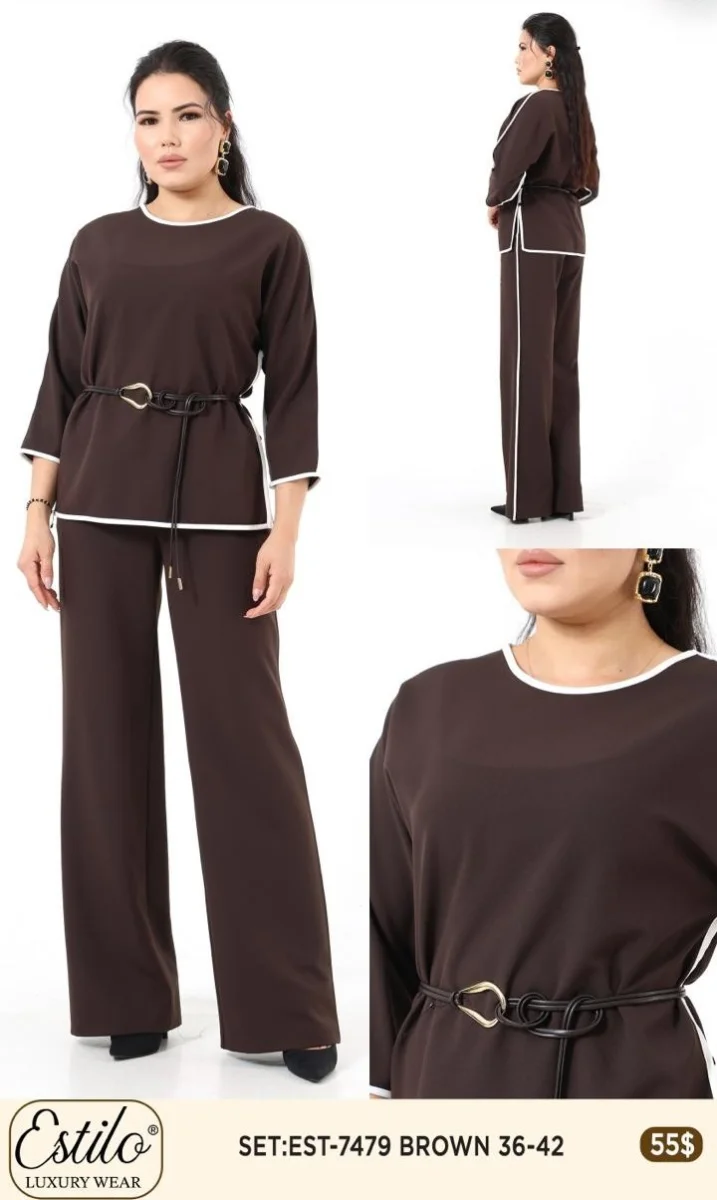 Костюмы и комплекты SI DESIGN (Brown, модель 7479) оптом