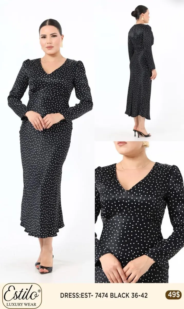Платье SI DESIGN (Black, модель 7474) оптом