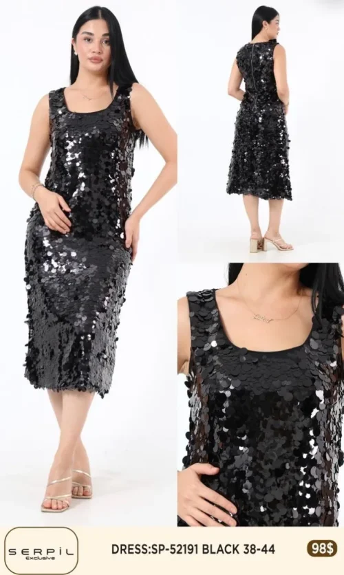 Платье SI DESIGN (Black, модель SP52191) оптом