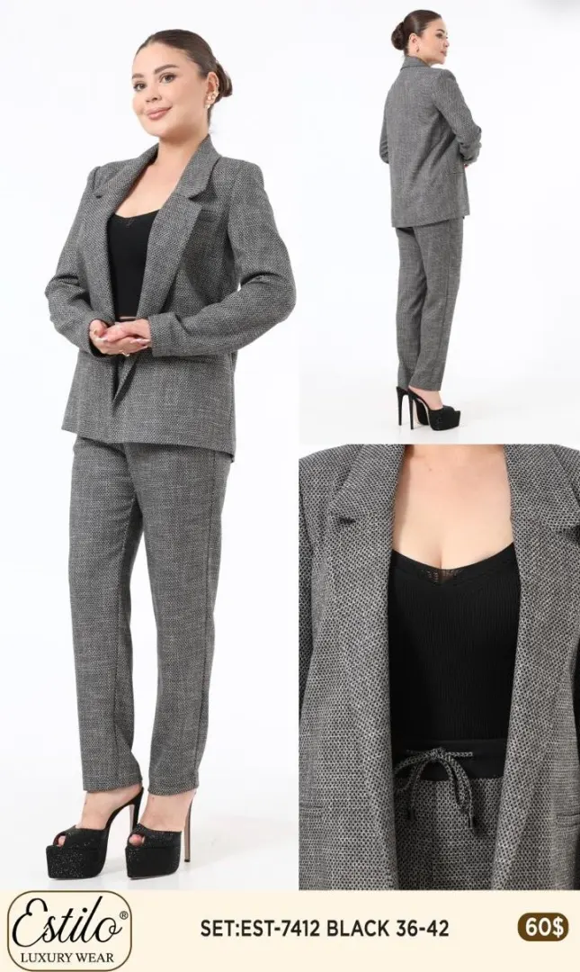 Костюмы и комплекты SI DESIGN (Black, модель 7412) оптом