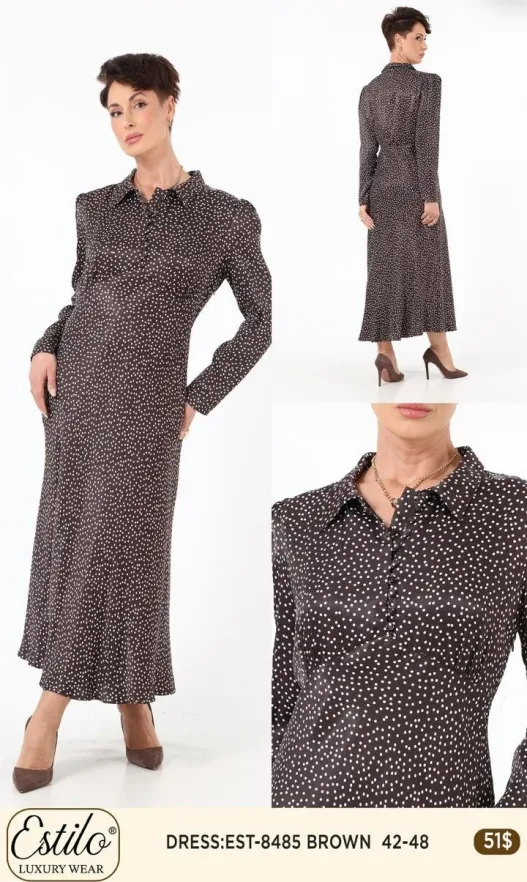 Платье SI DESIGN (Brown, модель 8485) оптом