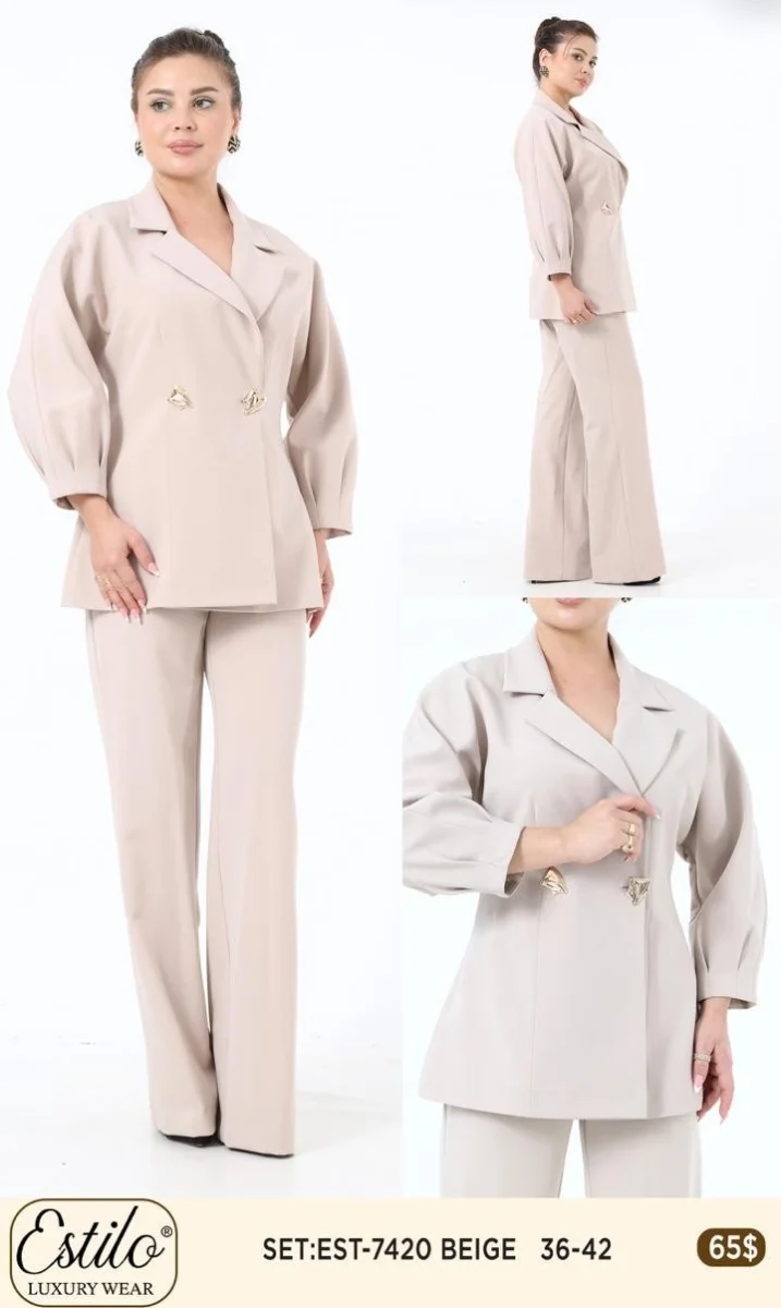Костюмы и комплекты SI DESIGN (Beige, модель 7420) оптом