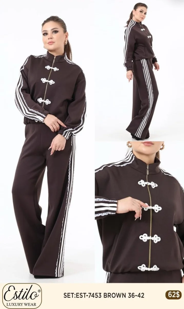 Костюмы и комплекты SI DESIGN (Brown, модель 7453) оптом