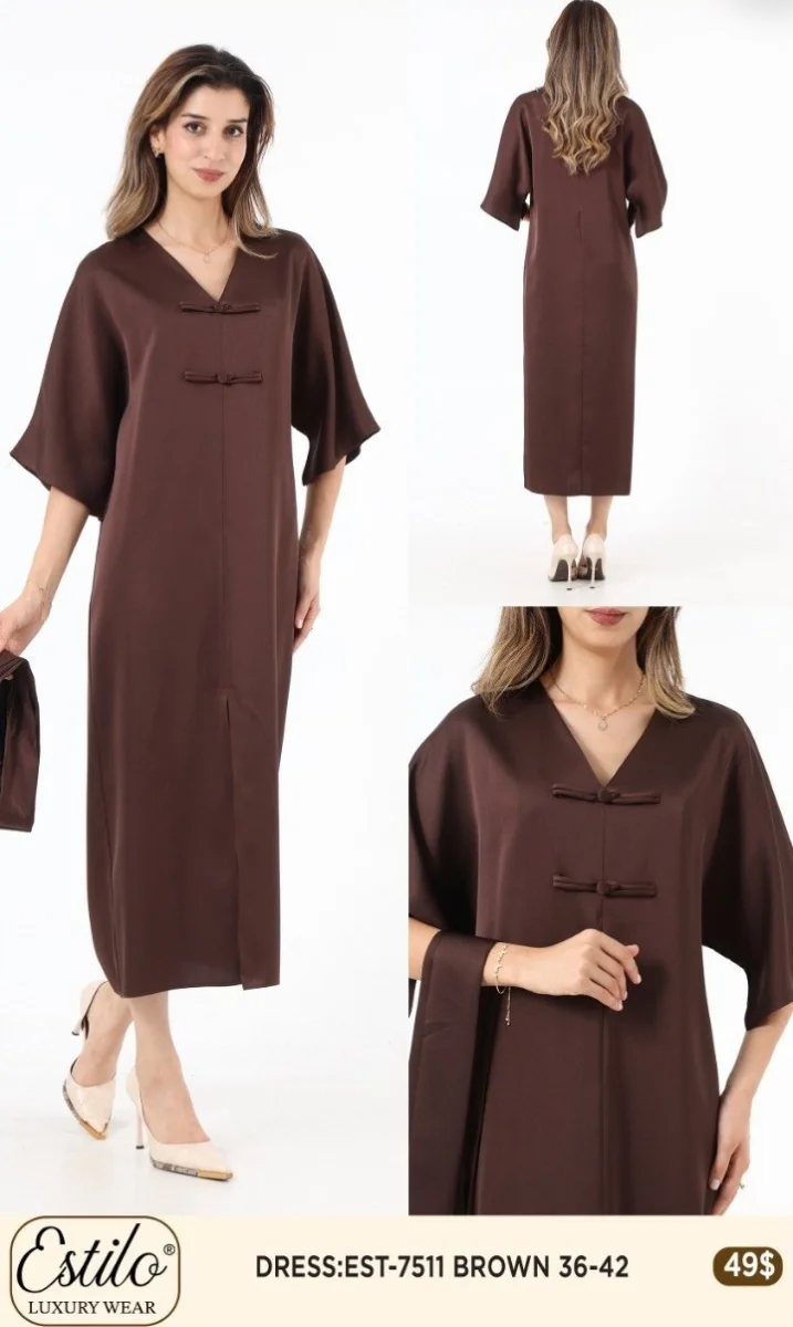 Платье SI DESIGN (Brown, модель 7511) оптом