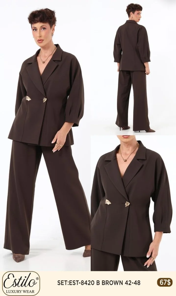 Костюмы и комплекты SI DESIGN (Brown, модель 8420) оптом