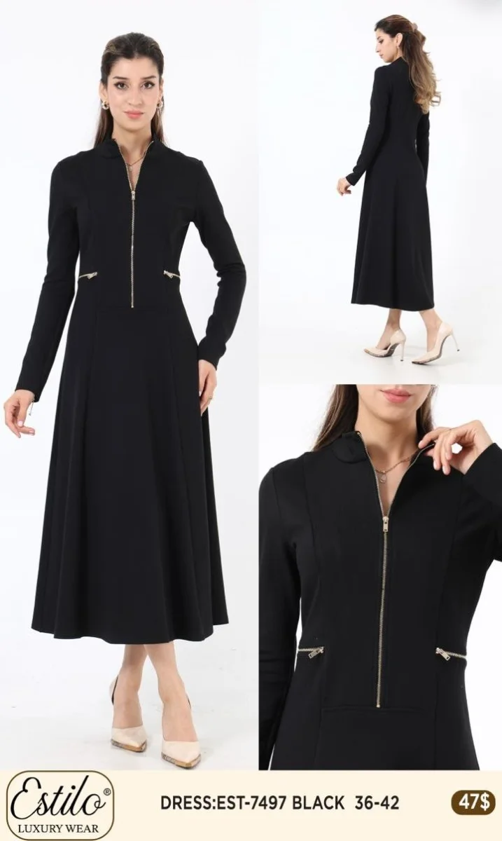 Платье SI DESIGN (Black, модель 7497) оптом